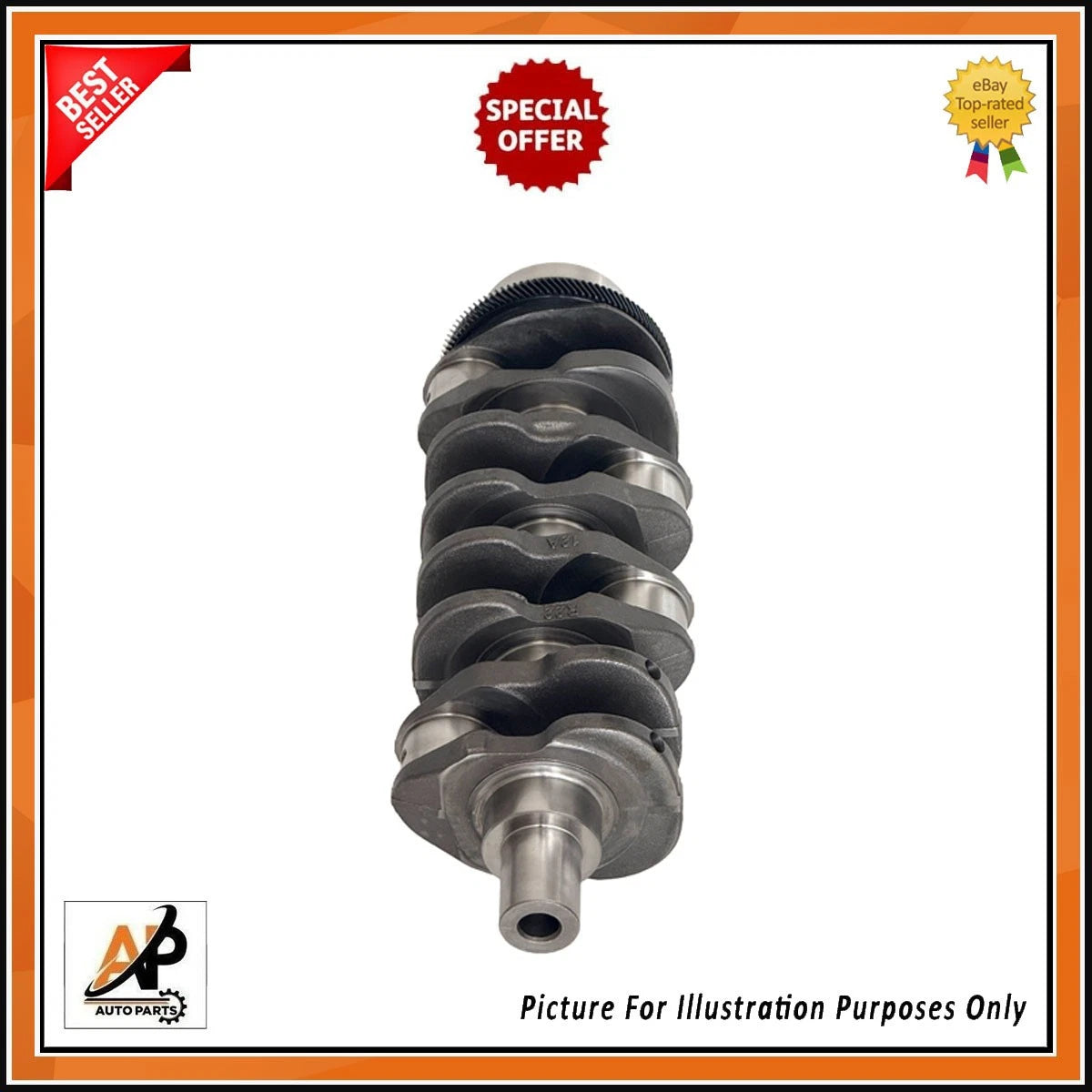 Crankshaft for Kia Carnival Sorento 2.2 Diesel D4HB Brand New Alloy Steel ( 2006–2016)