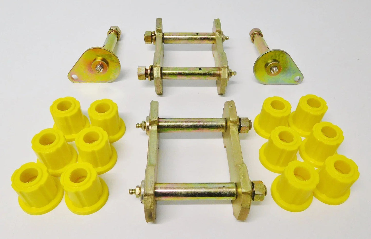 Front H/D Greasable Shackle, Pin & Bush Kit for Land Cruiser HJ60, HJ62 (1980-1990)