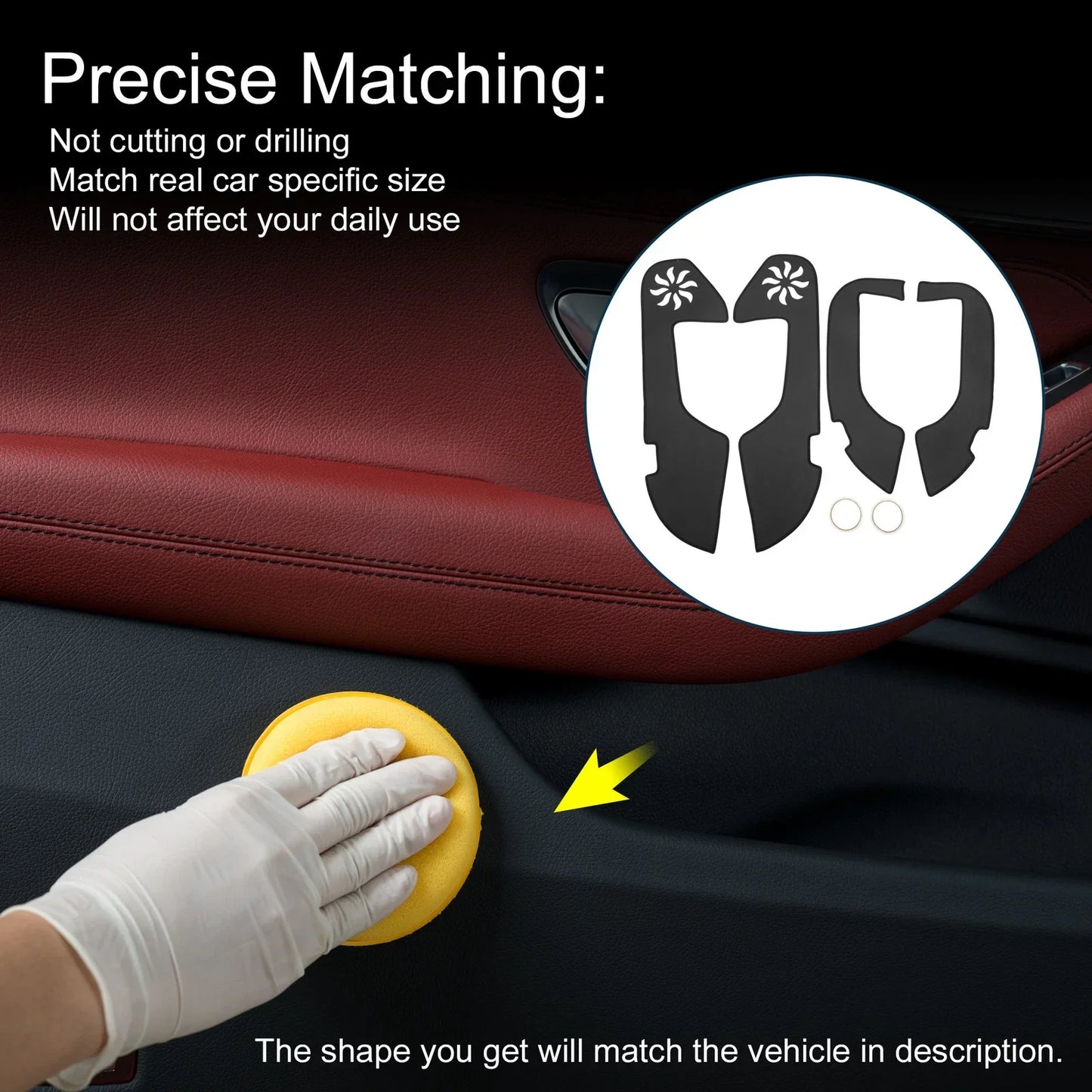 Car Door Anti Kick Pad Protector for Lexus ES ES350 ES300h ES250 (2021)
