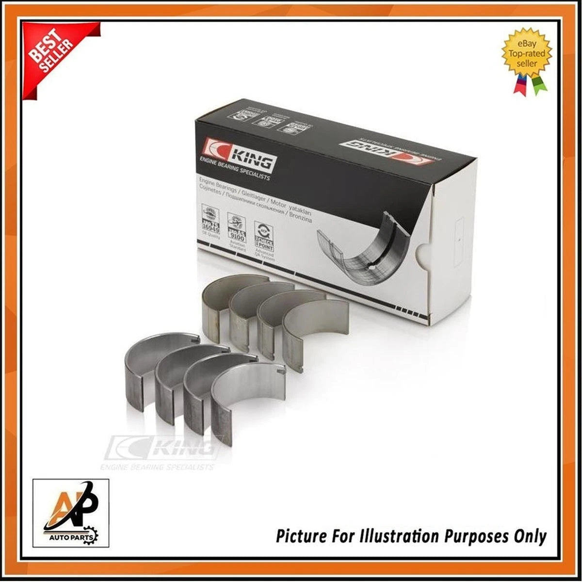 Big End Bearings Set STD Size for Mercedes OM611.960 (2002–2008)