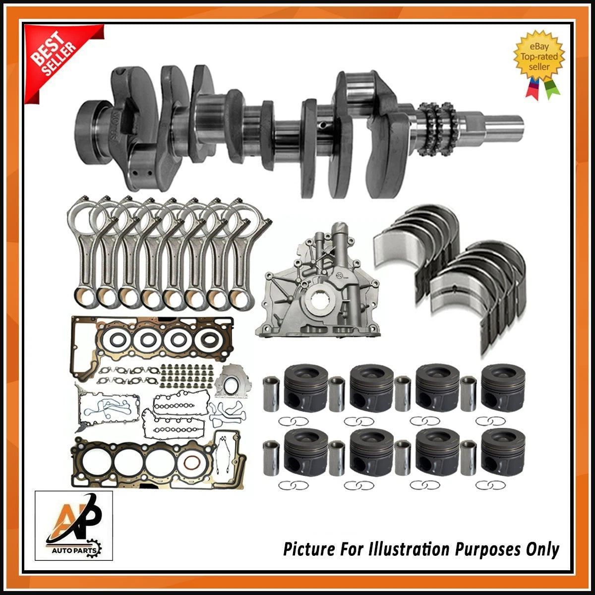 Crankshaft Repair Kit for Land Rover Range Rover 4.4 Diesel V8 (2013–2017)