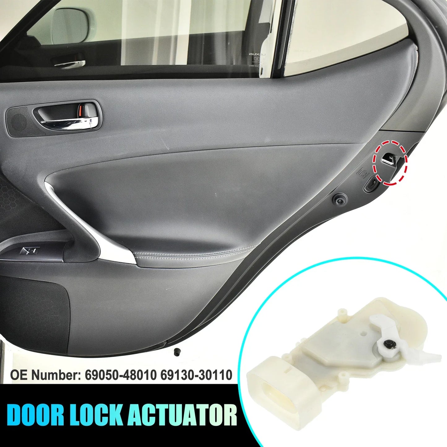 Rear Right Passenger Power Door Lock Actuator for Lexus GS300 (1998-2005)