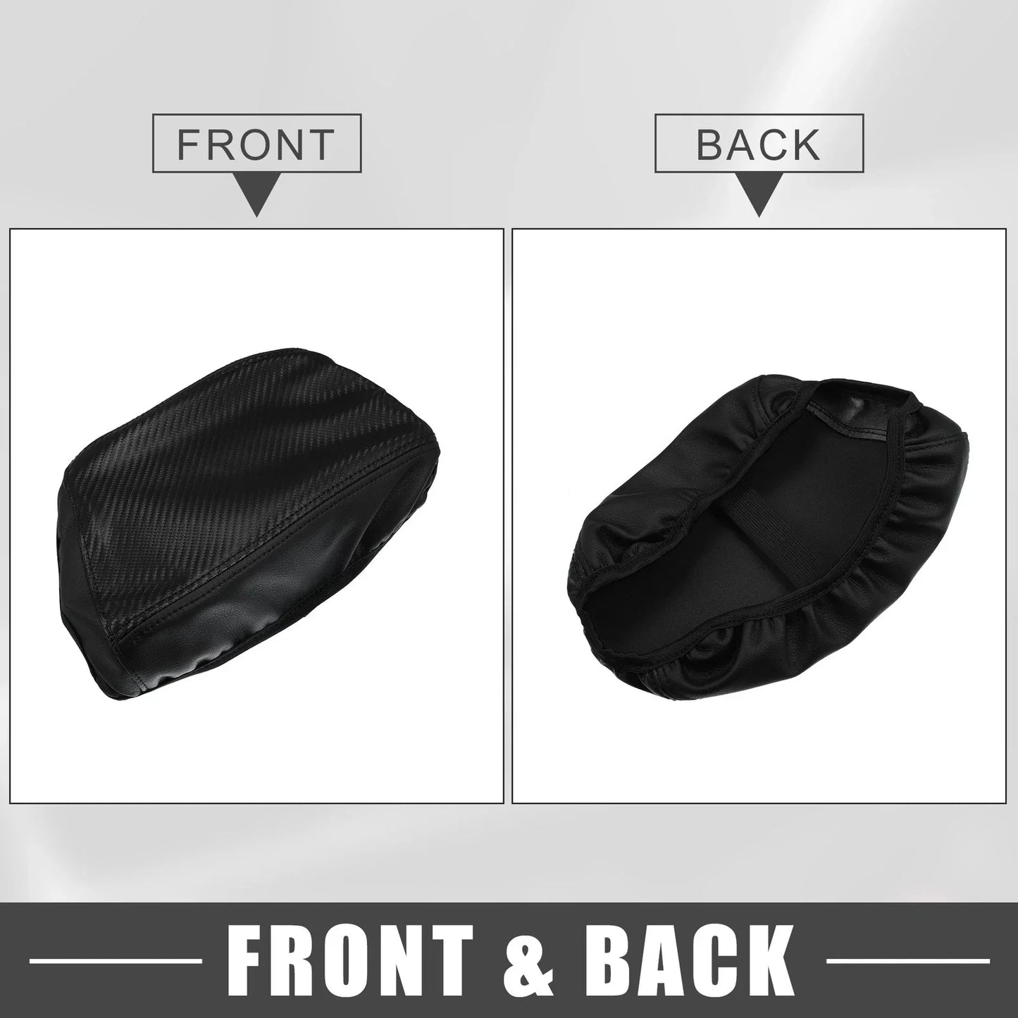 Center Console Pad Armrest Seat Box Cover Black for Hyundai Elantra (2021-2023)