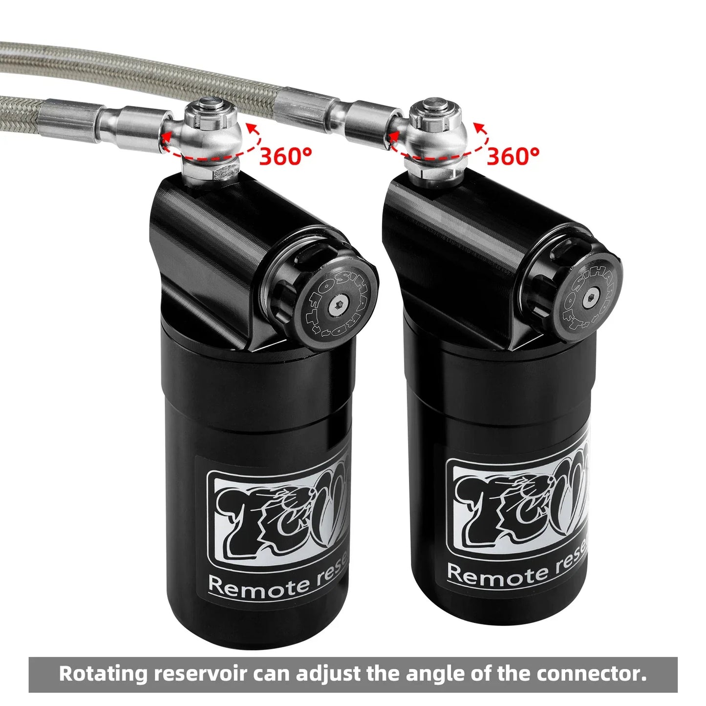 Remote Reservoir Rear Suspension Shocks for Harley Street Glide (2014-2024)