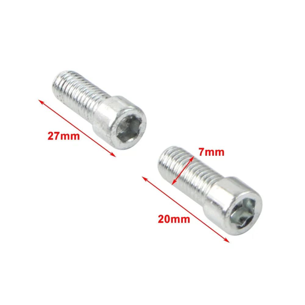 8mm Folding Footpegs for Electric Motor Bicycle ATV Blue