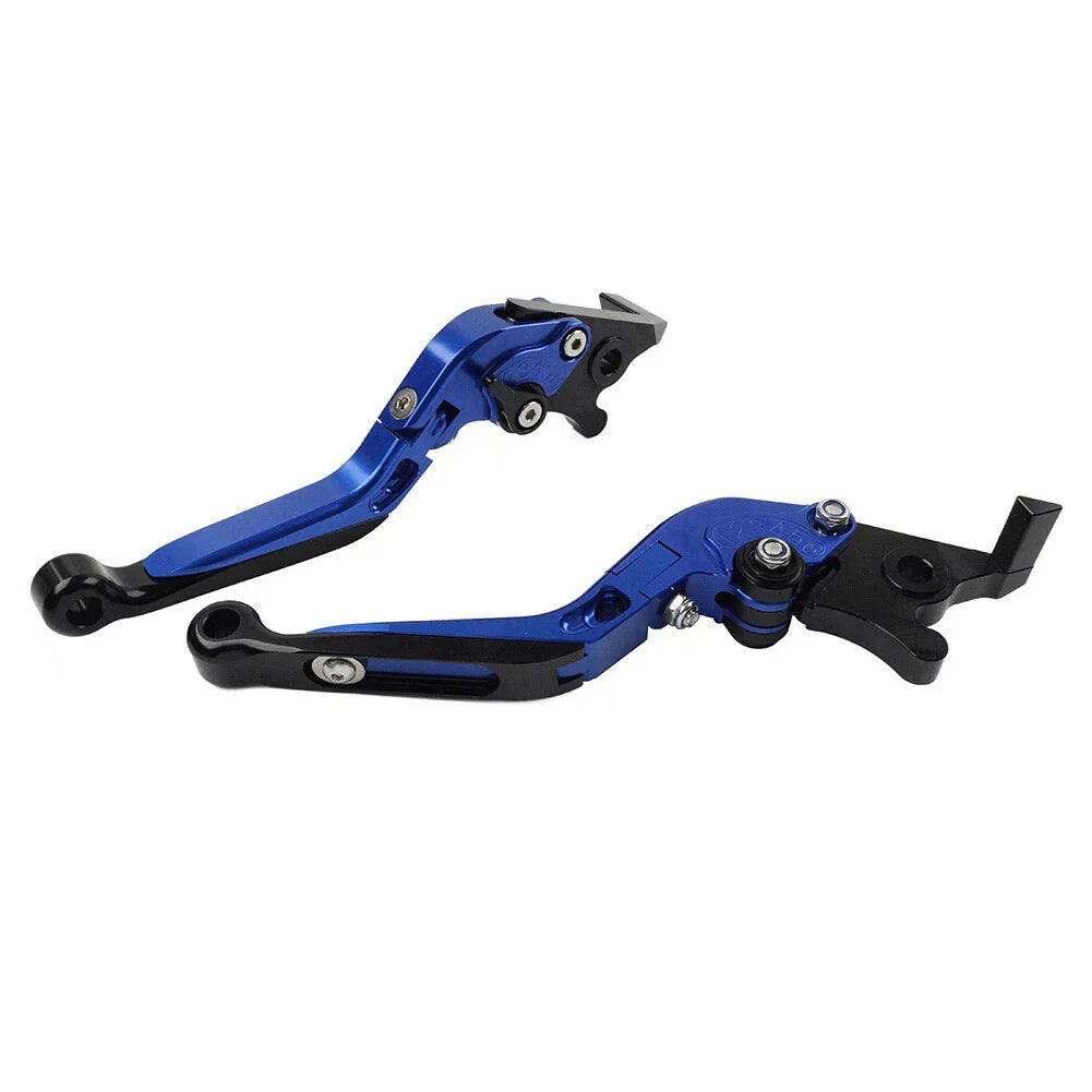 CNC Blue Extendable Brake Clutch Levers for Yamaha YZF R1 R6 R6S (2004-2016)