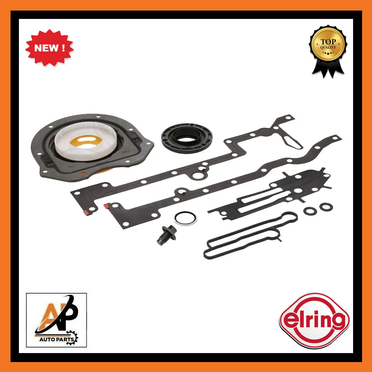 Crankcase Gasket Kit Replacement for Ford Ranger Transit and Land Rover (—)