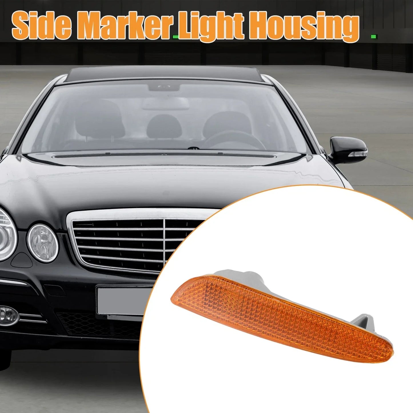 Auto Side Marker Light Housing for Mercedes-Benz E320 (2003-2006)