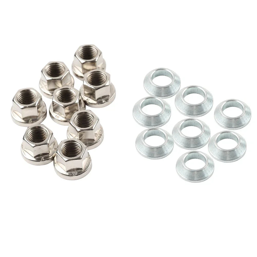 8 x Wheel Flange Lug Nut Kit M10-1.25 for Honda TRX450R ATV (2004-2009)