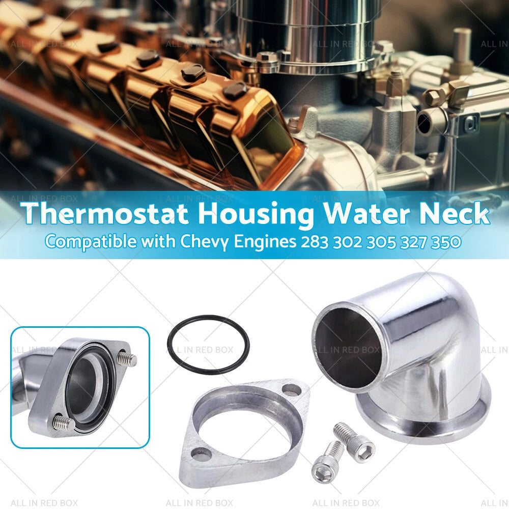 Polished Swivel Thermostat Housing Water Neck for Chevy Engine