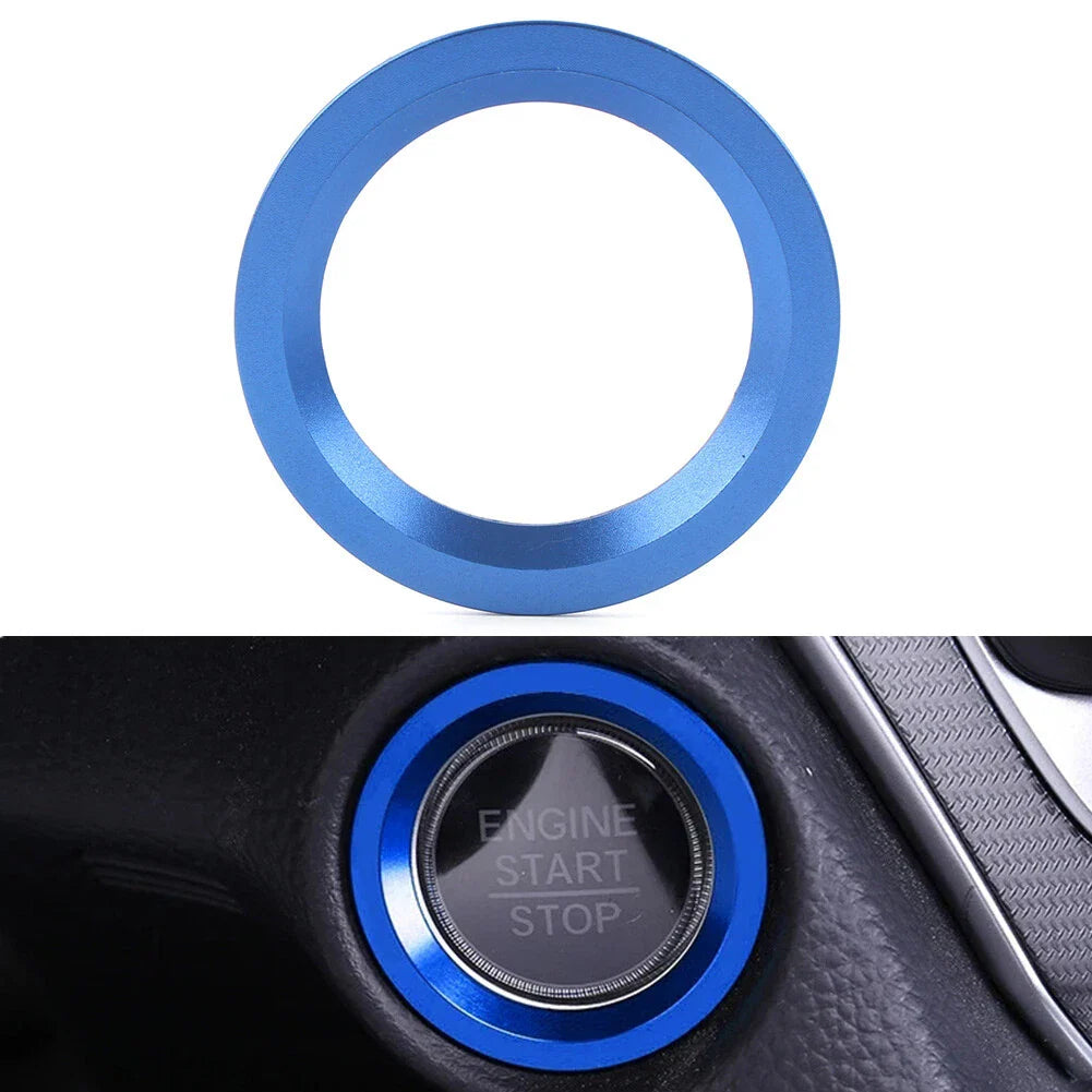 Engine Start Stop Switch Button Trim for Honda CR-V (2017-2022) Blue