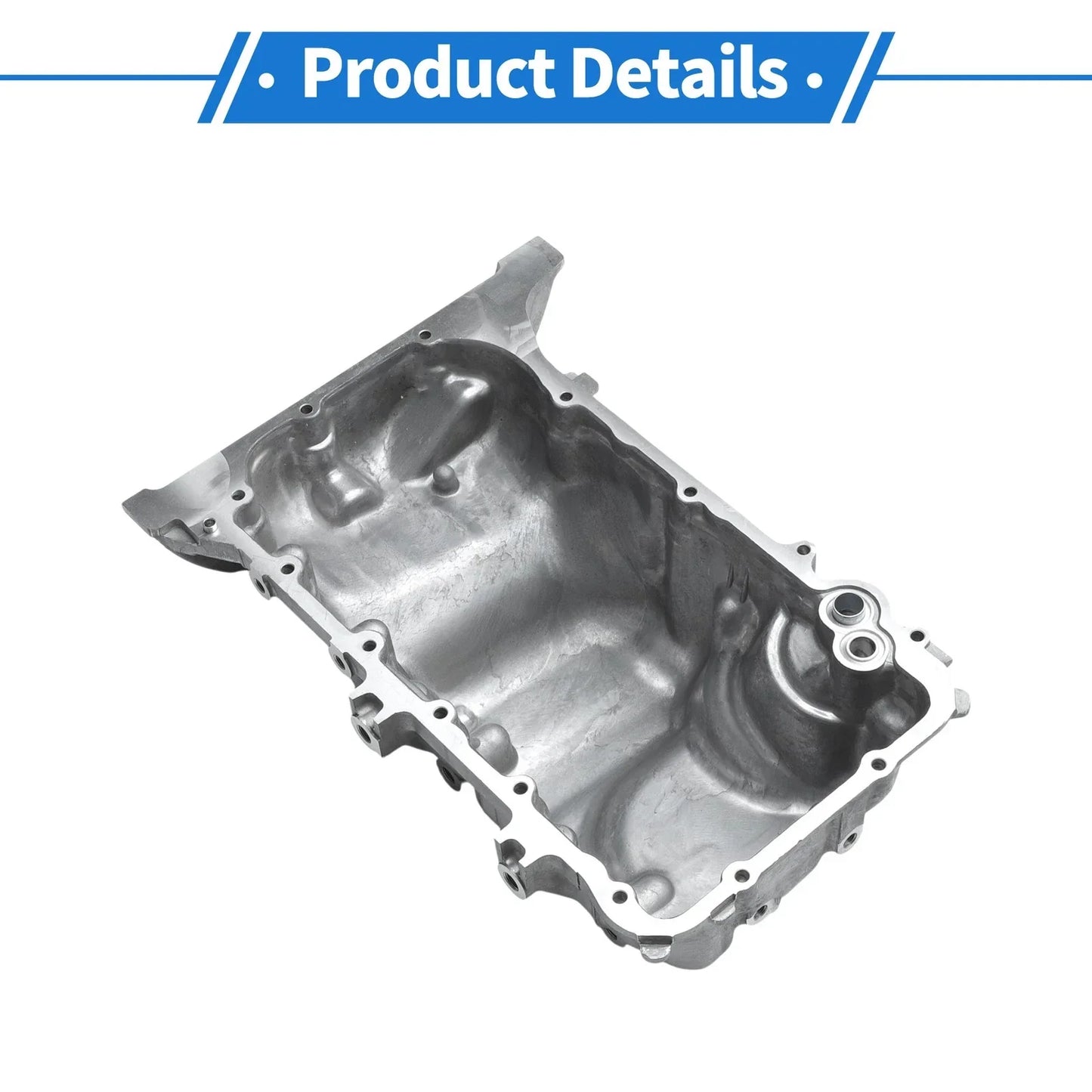Engine Oil Pan for Honda Civic 2006-2011 - 1 x Steel Silver Tone