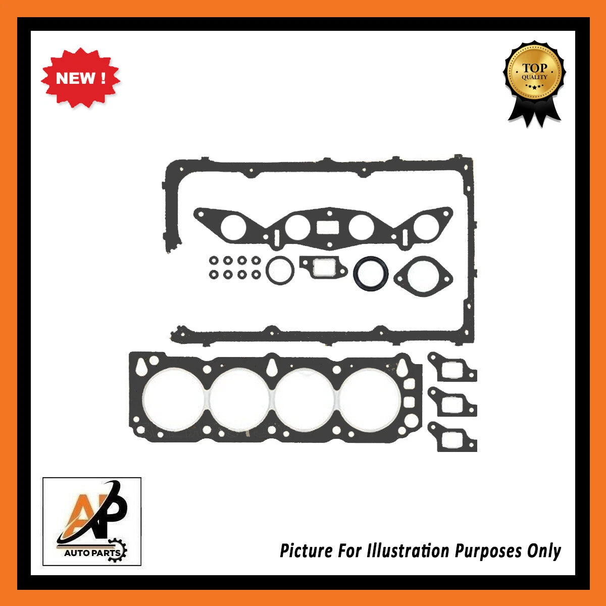 Head Gasket Set Replacement for Ford Escort Capri Cortina Pinto RS2000 (1970–1985)