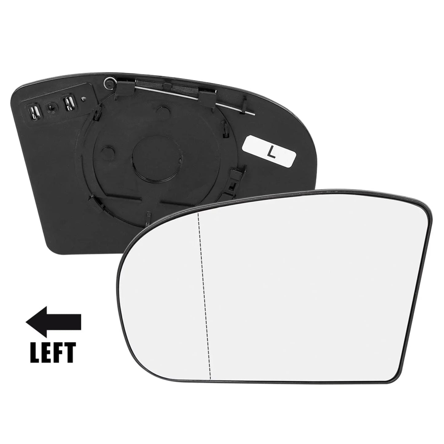 Heated Wing Mirror Glass for Mercedes-Benz C 230 (2002-2007)