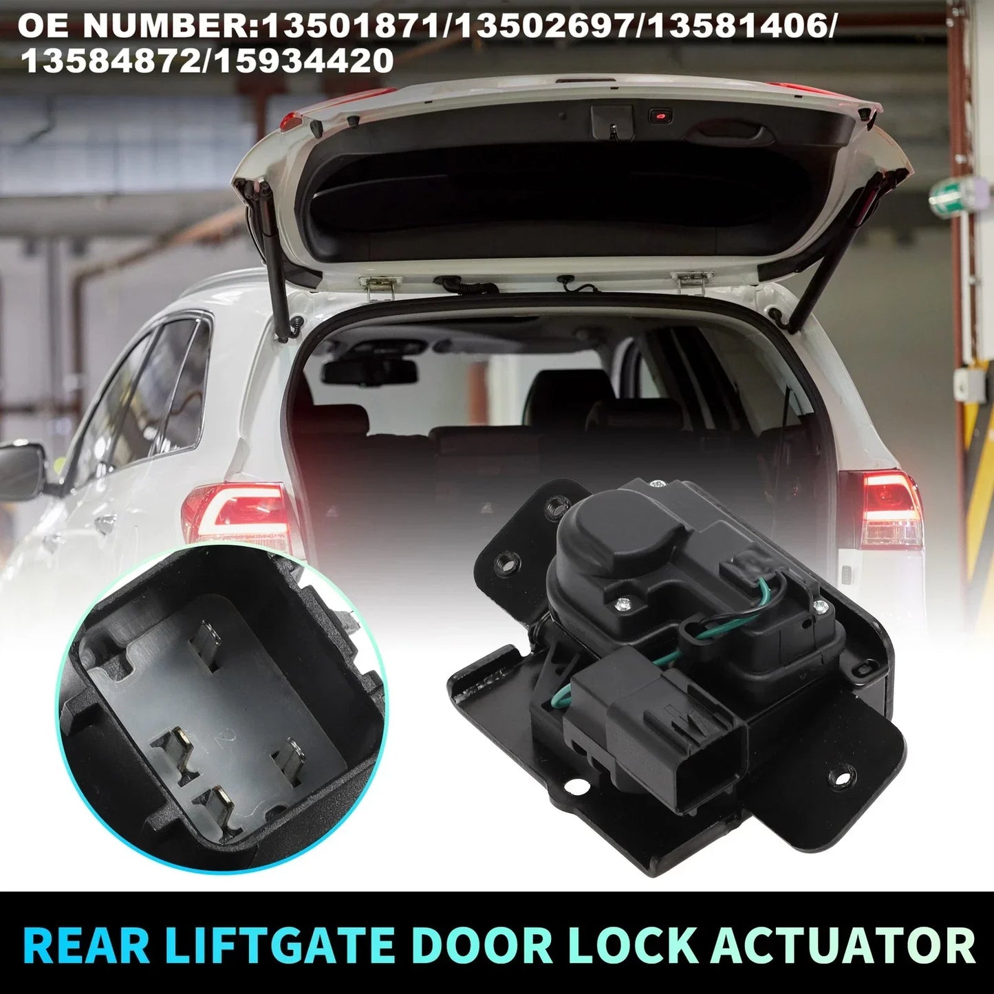 Rear Liftgate Door Lock Actuator Motor for Chevrolet Tahoe (2007-2014)