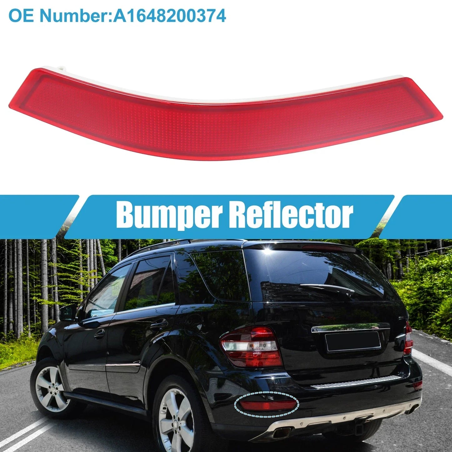 Rear Right Reflector Strip for Mercedes-Benz ML550 (2008-2010)