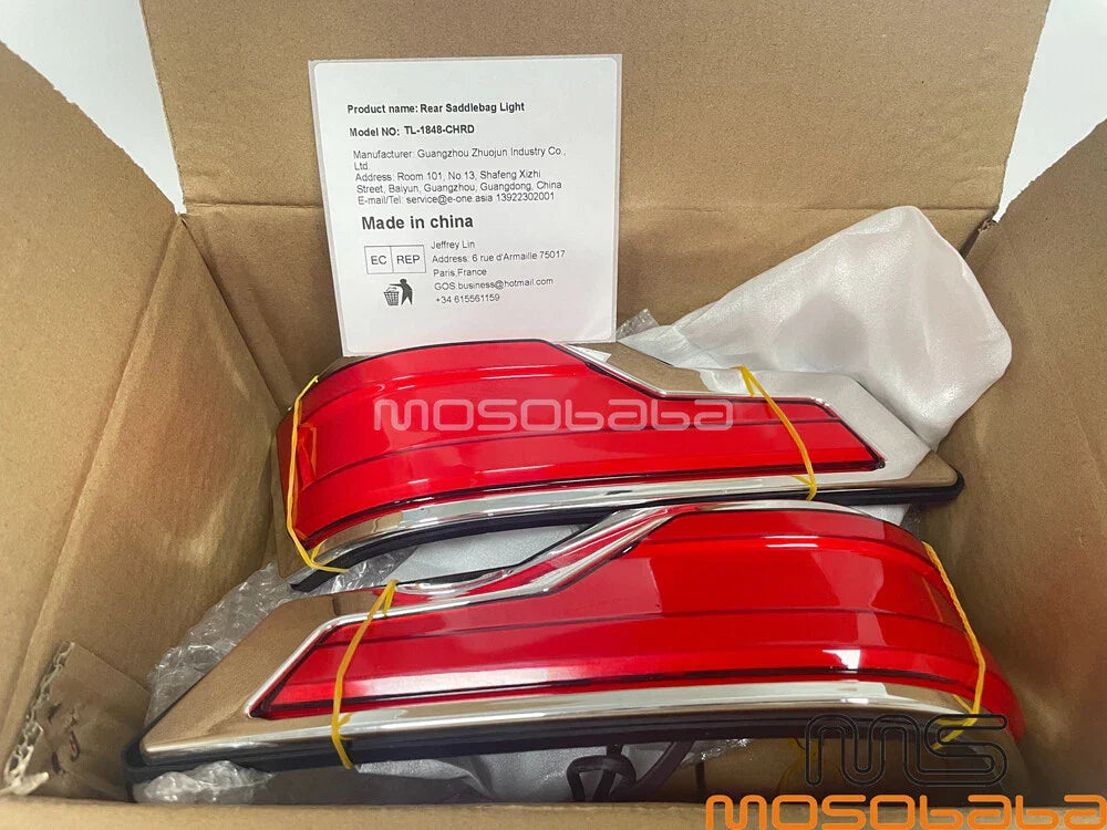 LED Rear Saddlebag Lights for Harley FLHP FLHR FLHRC FLHRSE FLHRXS (2006-2023)