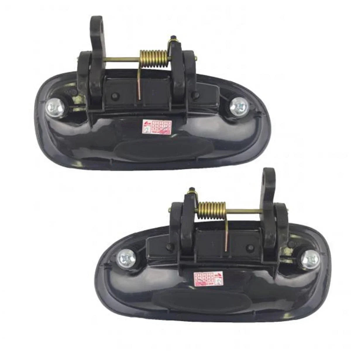 Door Handle Rear L+R Black Glossy Fits Honda Civic EK EM 4D Sedan 1996-00 D06