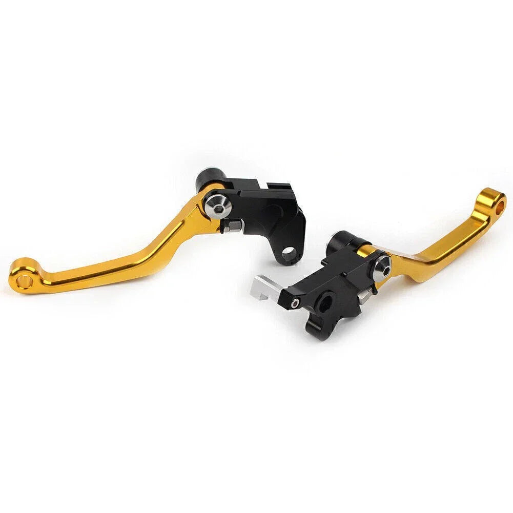 CNC Gold Pivot Clutch Brake Levers for Suzuki DRZ400S/SM/E (2000-2022)
