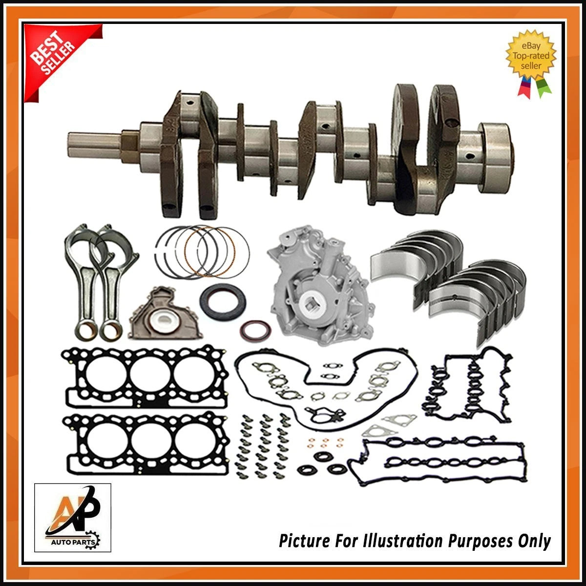Crankshaft Rebuild Kit Heavy Duty for Land Rover Range Rover 3.0 TDV6 (2010–2013)