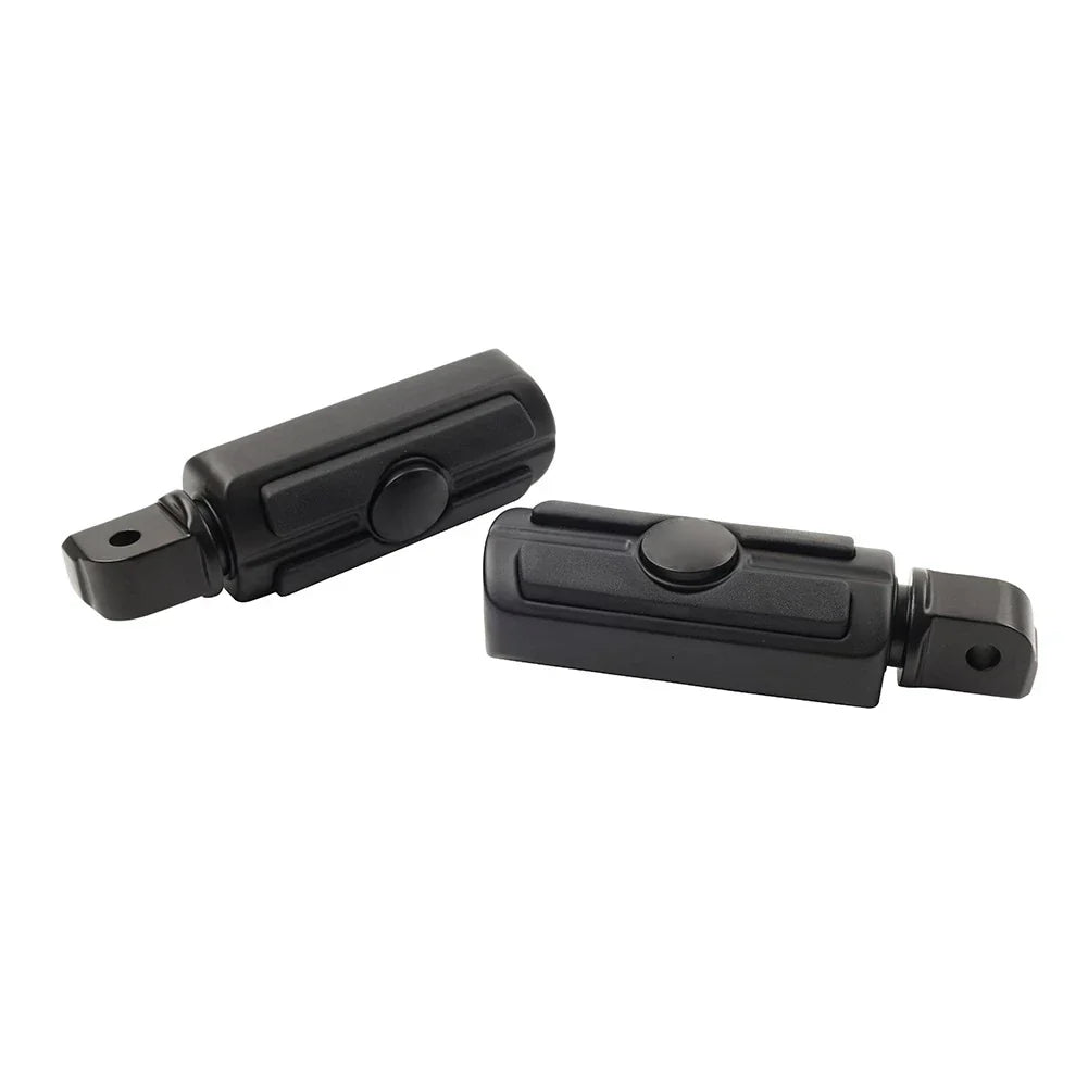 Rear Passenger Foot Pegs for Harley Softail Deluxe Fat Bob (2018-2023) Black