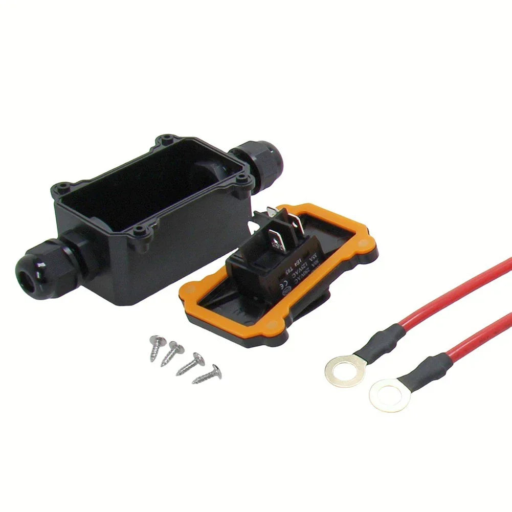 Inline Wire Switch / 25A / Waterproof for Motorcycles and RV