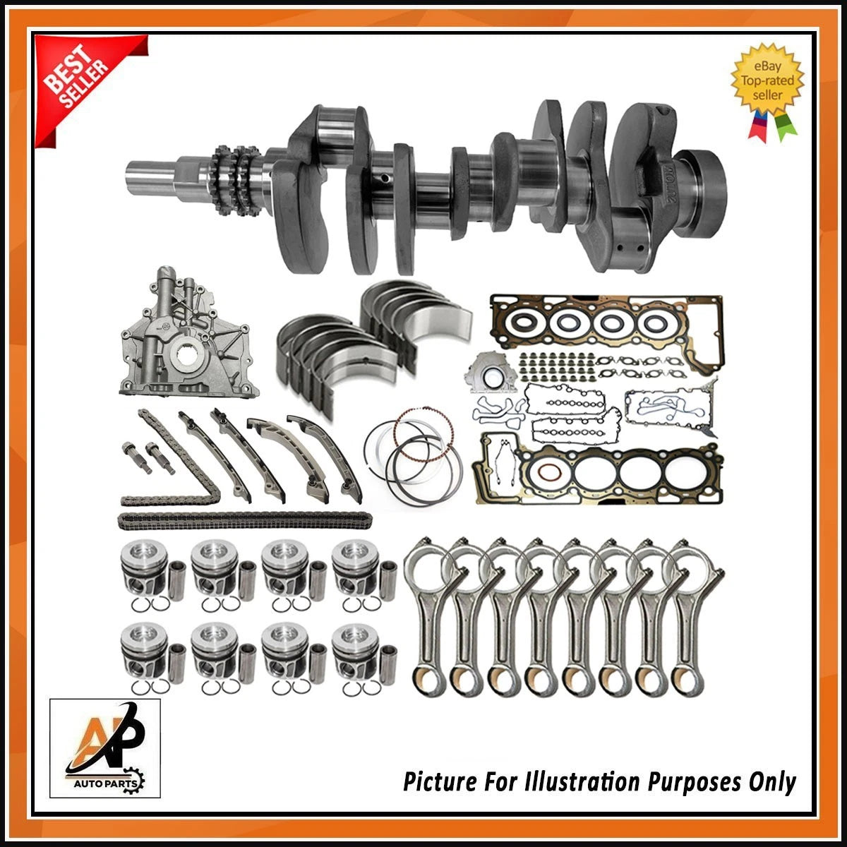 Crankshaft Rebuild Kit for Land Rover Range Rover Sport 4.4 Diesel (2010–2018)