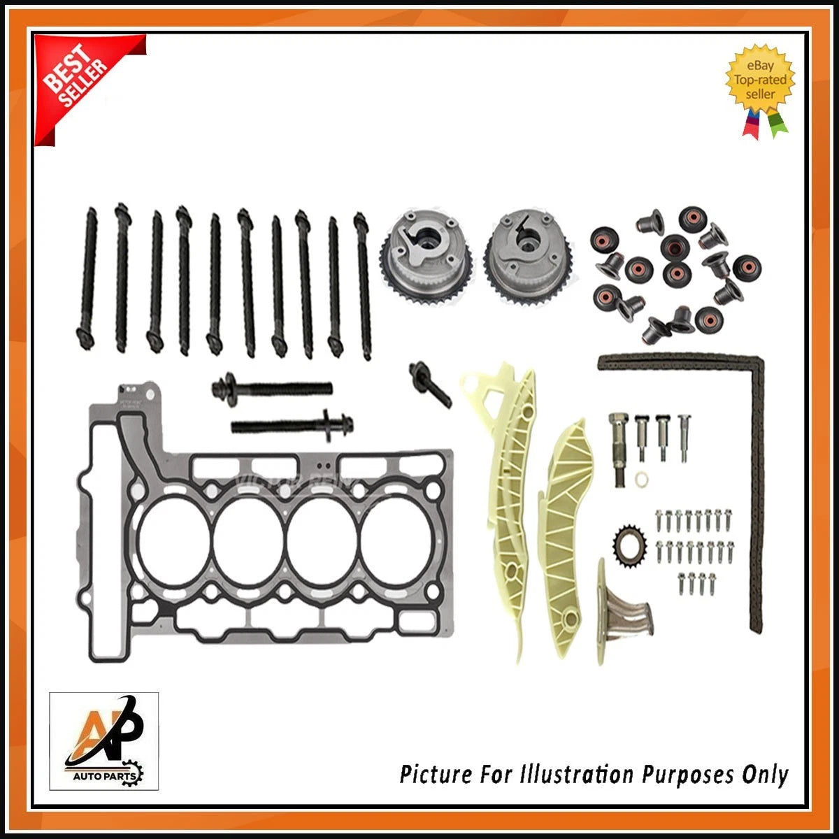 Engine Gasket Kit Replacement for BMW Series 3 F30 F80 N13 (2012–2017)