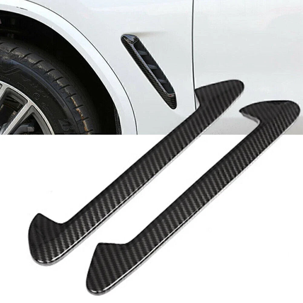 Carbon Fiber Side Air Fender Vent Trim for BMW X3 X4 (2018-2023)