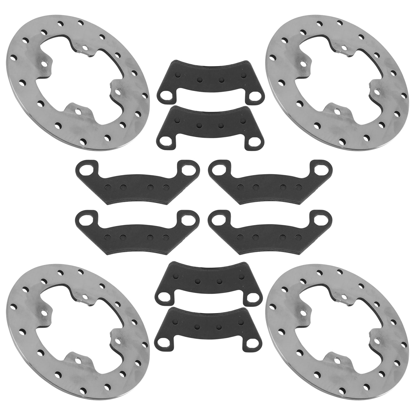 Brake Pad w Brake Disc Rotor Replacement for John Deere RSX860i (2019–2023)
