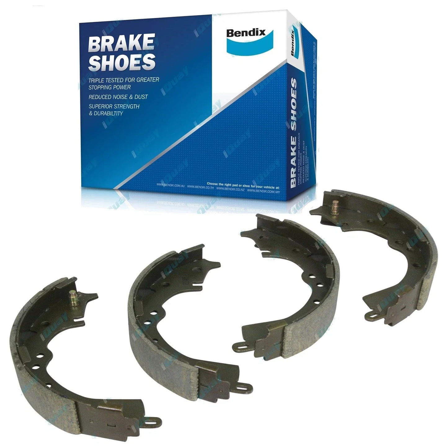 Rear Brake Shoes Set for Toyota Hilux 2WD GGN15 KUN16 TGN16 (2005-2014)