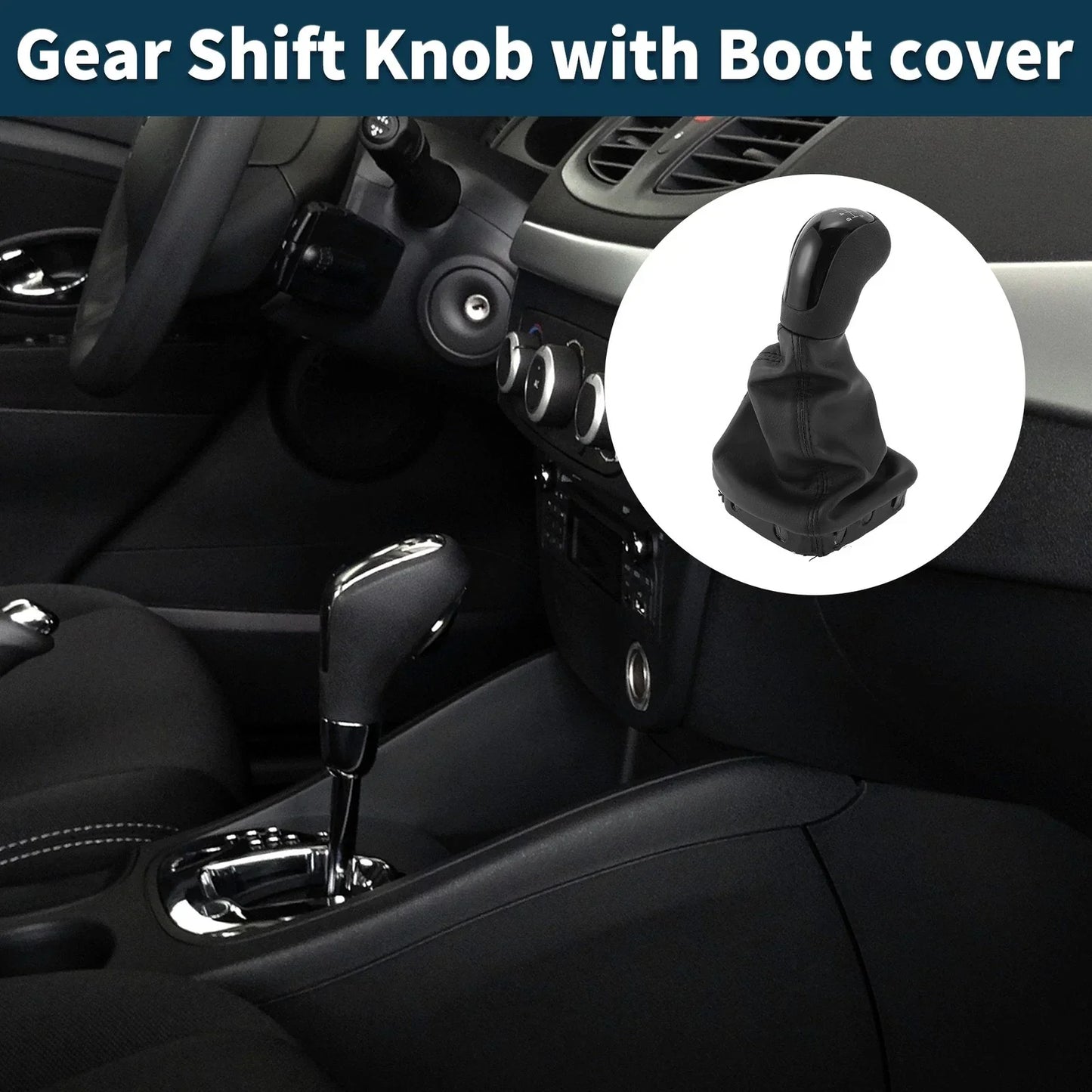 6 Speed Manual Gear Shift Knob & Cover for Mercedes-Benz A-Class (1997-2004)