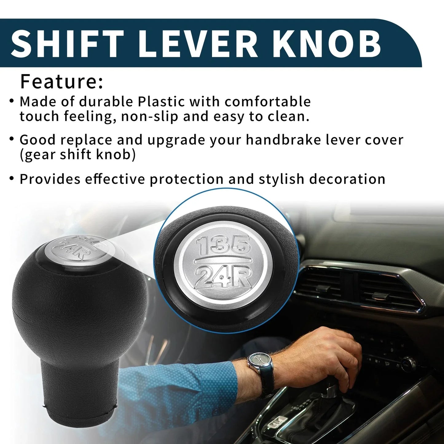 5 Speed Manual Gear Shifter Knob for Hyundai Elantra (2000-2006)
