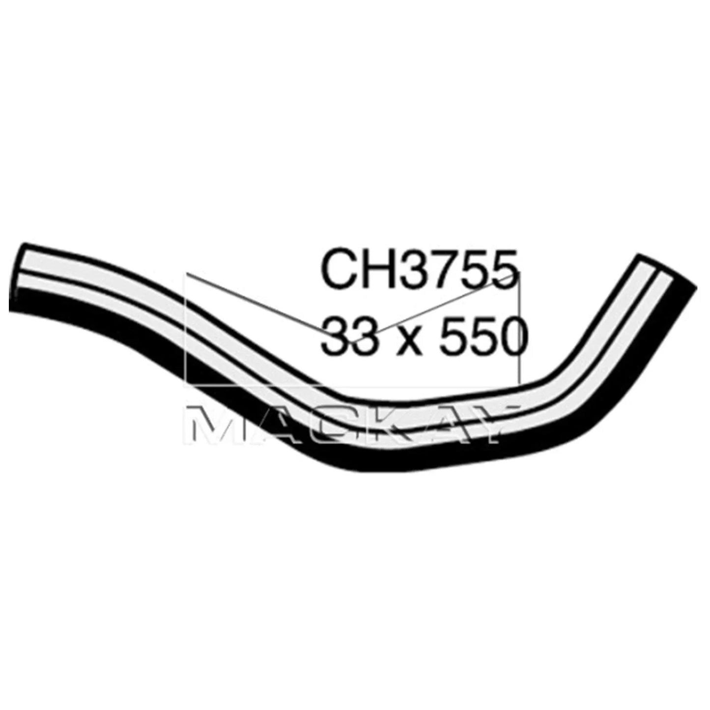Lower Radiator Hose for Toyota Landcruiser Prado GRJ120 V6 4.0L 1GR 2003~2009