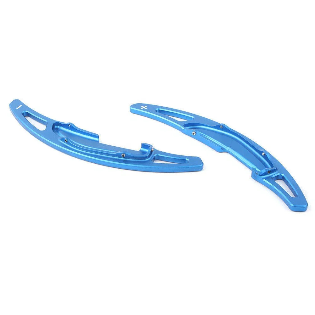 Blue Steering Wheel Shift Paddle Shifter Extension for BMW M2 M3 M4 M5 M6 X5M