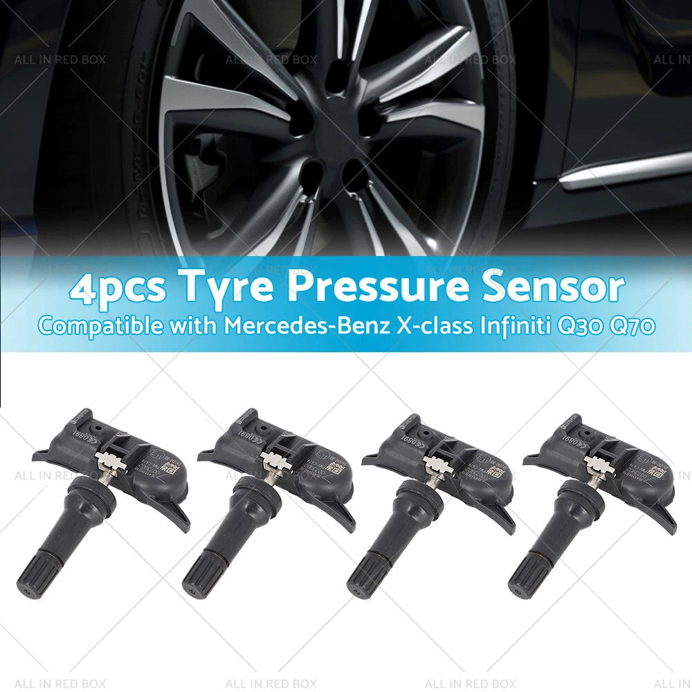 4PCS Tyre Pressure Sensors for Mercedes X Class (2017-2020)