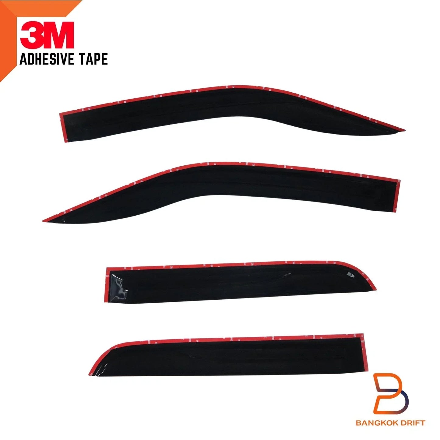 Weather Shield Window Visor Rain Guard for Isuzu D-Max 2020-2023 Dual Cab