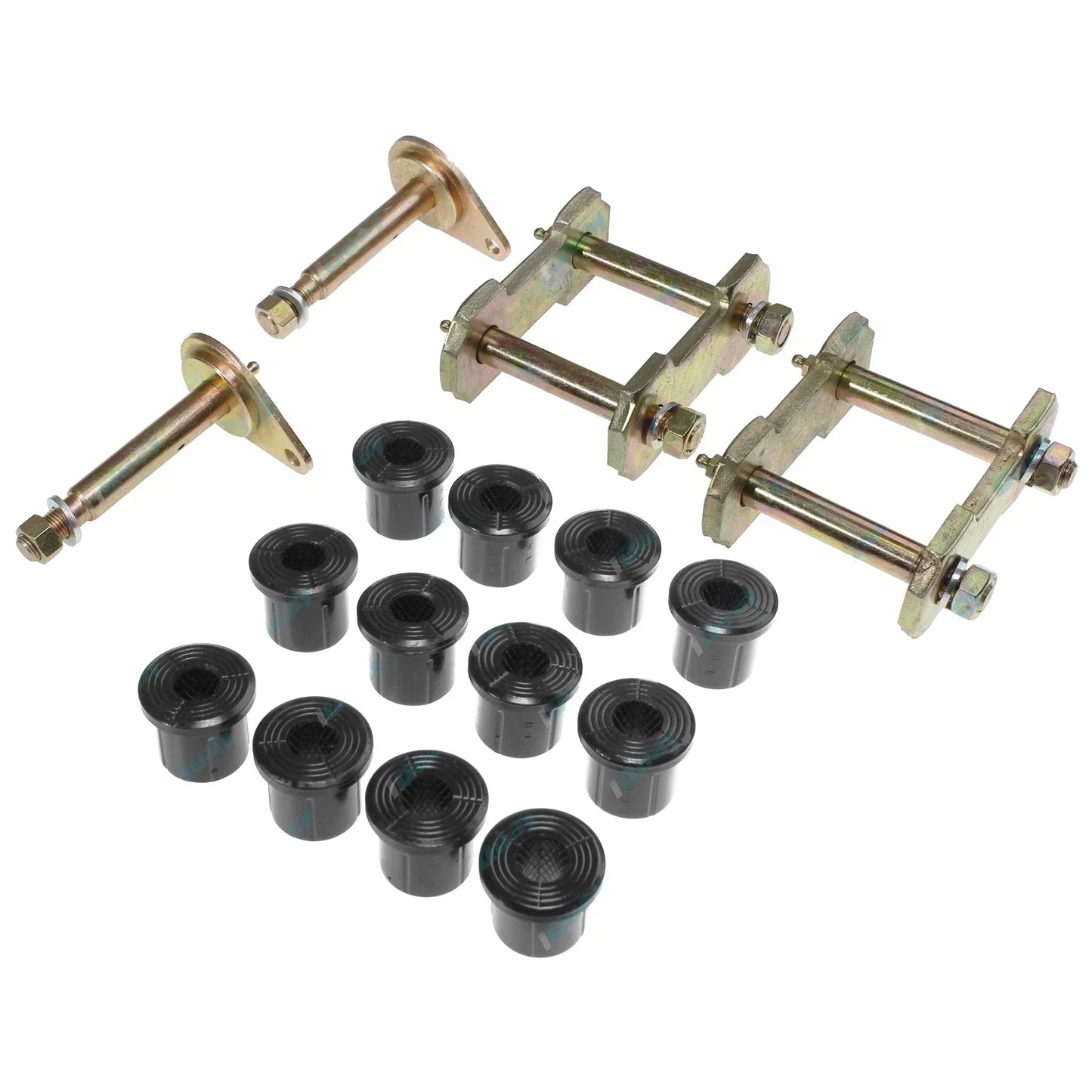 Front Shackle Kit for Toyota Landcruiser 40 60 Series 7/80-90 4x4 Greasable Pins