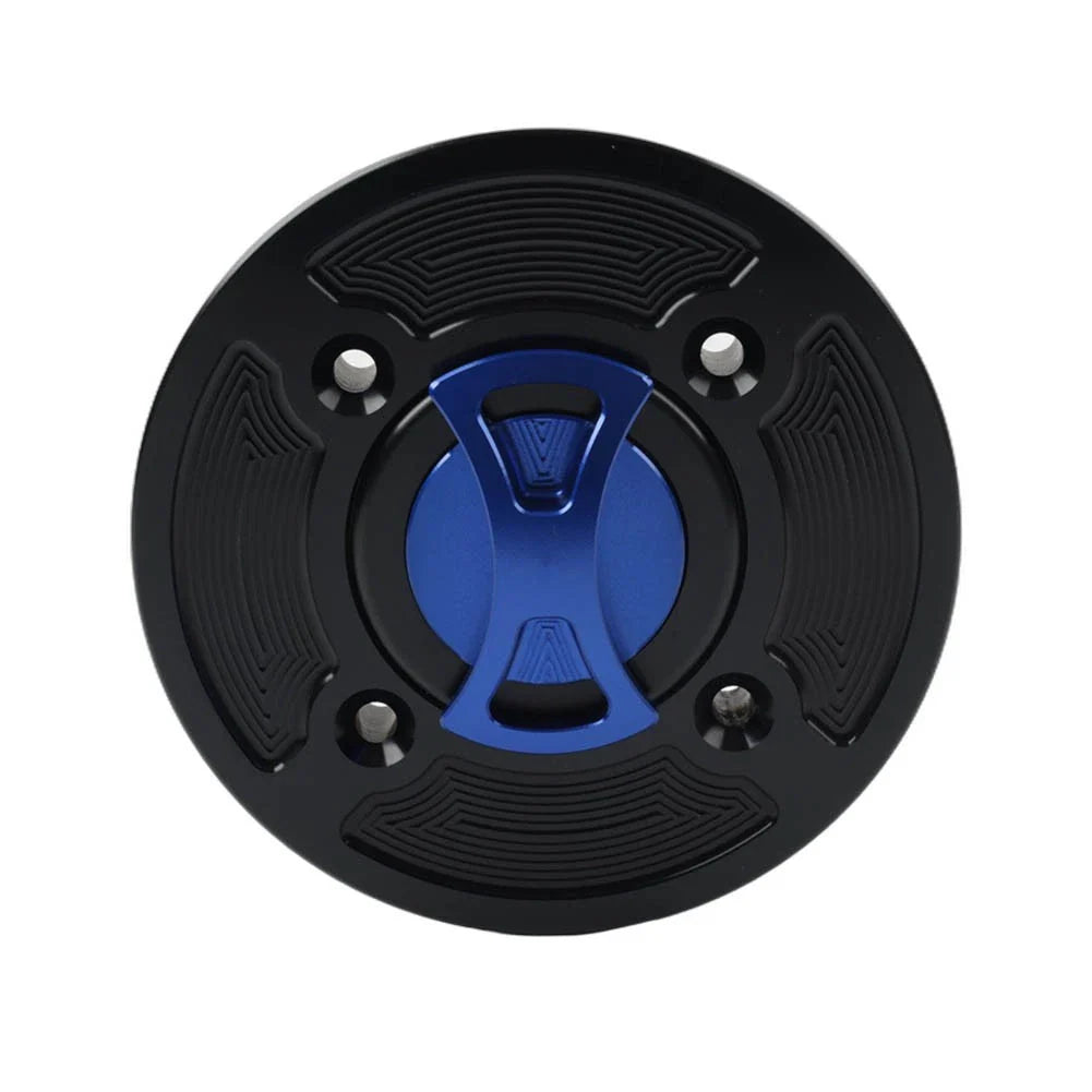 Blue Fuel Gas Tank Cap Cover for APRILIA RSV1000, Tuono V4R, RSV4 R (04-17)