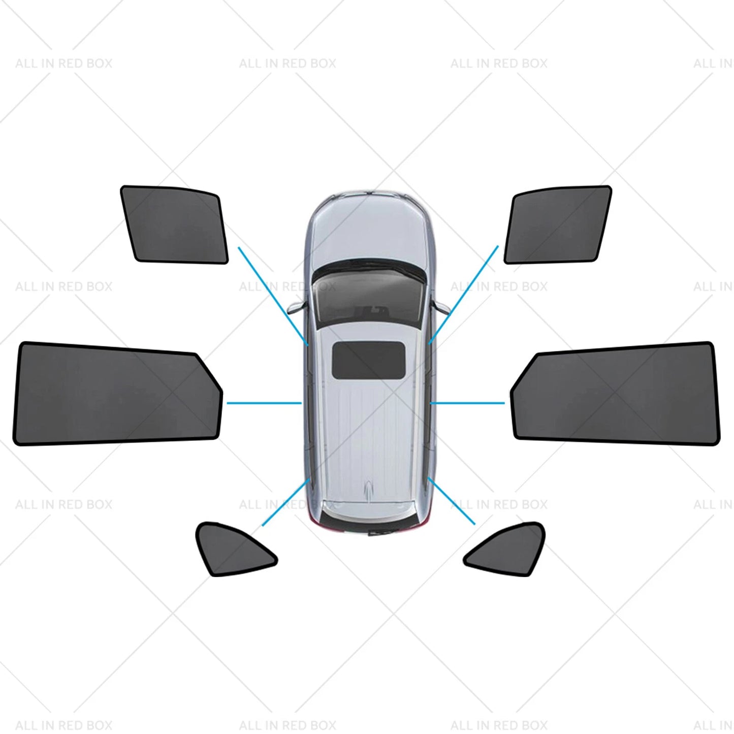 Magnetic Mesh Sun Blind Shades for Hyundai Tucson (2021-2024)
