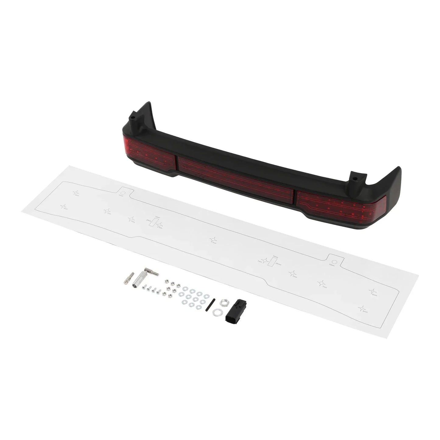 Trunk LED Brake Turn Light Side Marker for Harley King Touring (2009-2013)