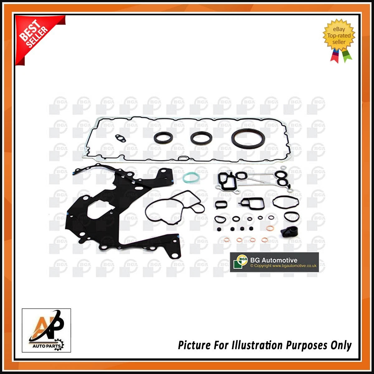 Crankcase Gasket Kit for BMW 3 5 7 Series Diesel N57 (2009–2018)
