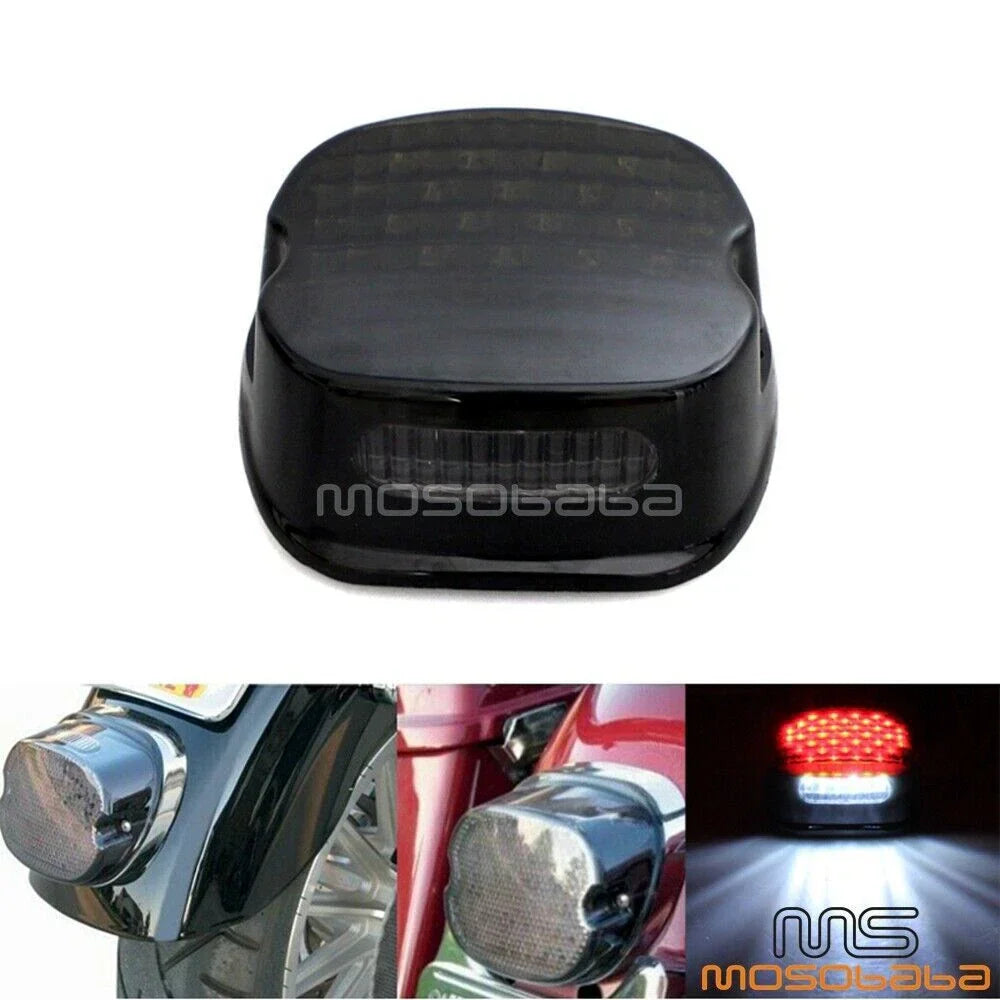 Smoke Lens Rear Brake Tail Light for Harley Dyna Road Glide Street Glide