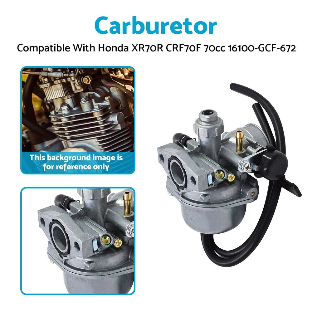 Carburetor for Honda XR70R CRF70F 70cc (1997-2004)
