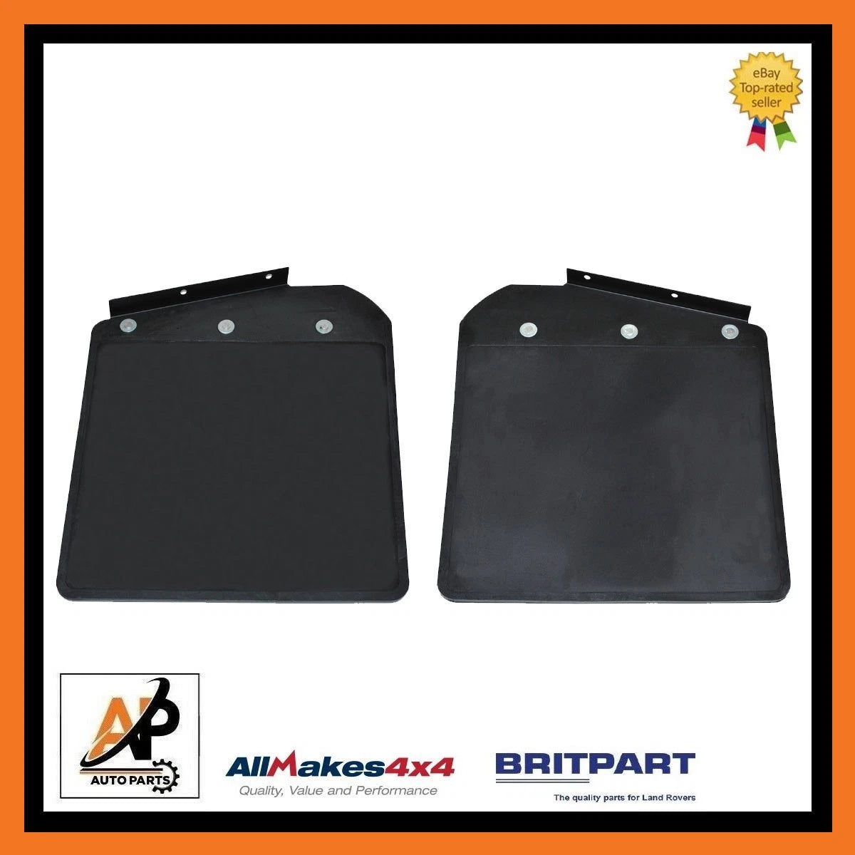 Front Mudflaps Brackets Replacement for Land Rover Defender 90 110 130 (2007–2016)