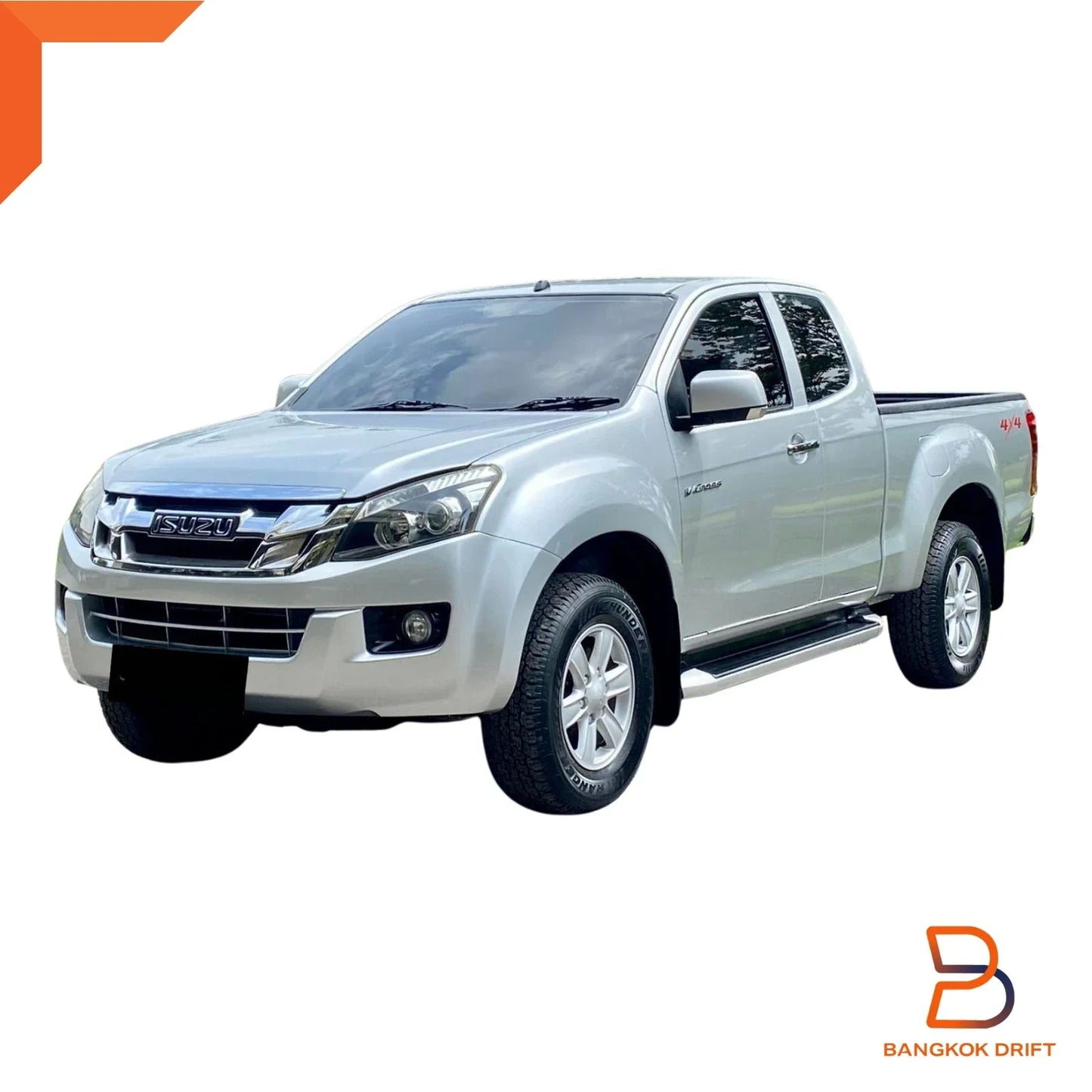 Silver Center Wheel Cap Cover for Isuzu D-Max MU-X 2012-2016 (12-16)
