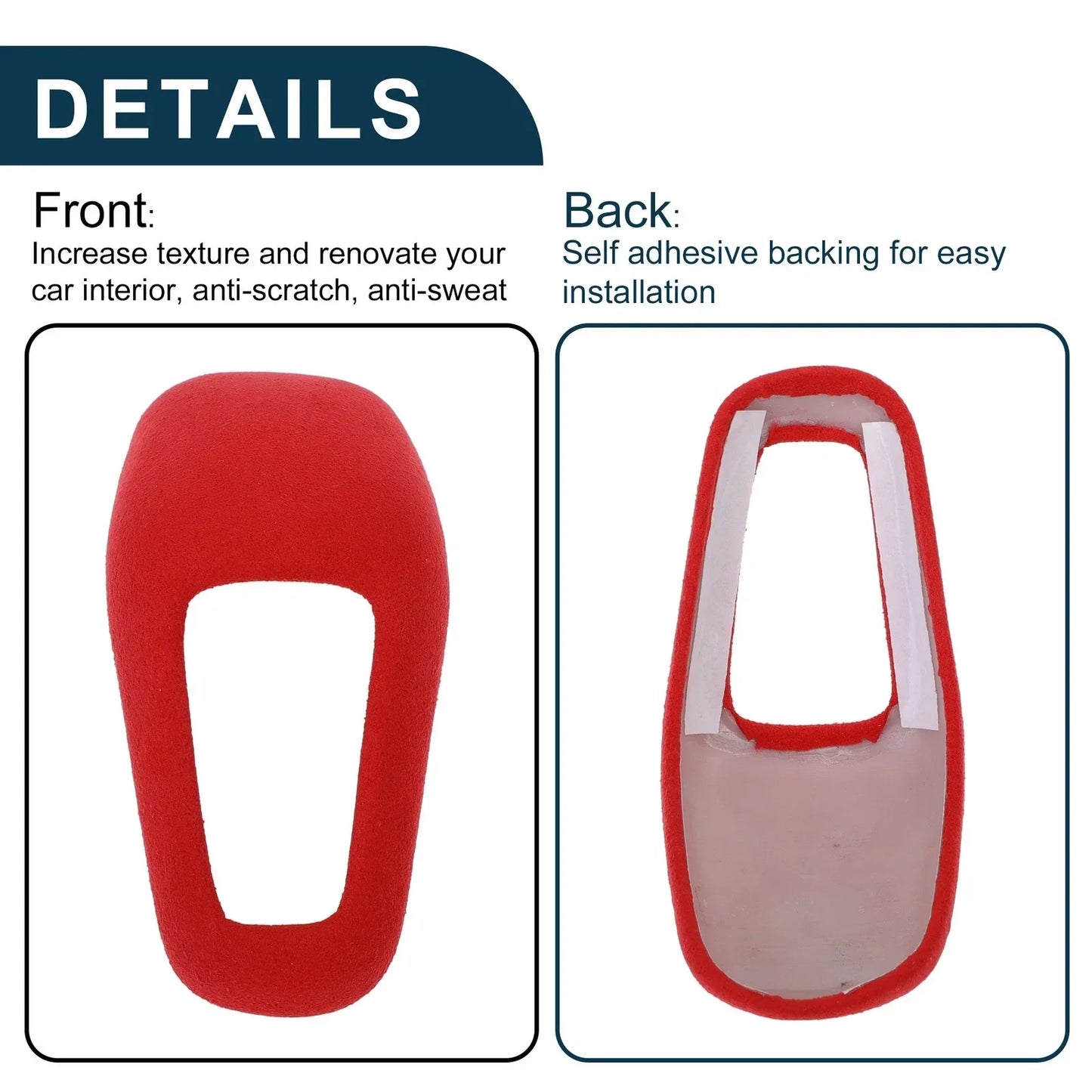 Gear Shift Knob Cap Cover for Porsche Cayenne 2018-2025 Red Console 1 x