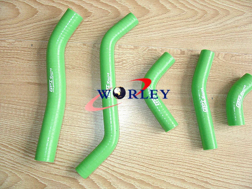 Aluminum Radiator & Blue Hose for Kawasaki KX450F KXF450 (2006-2008)