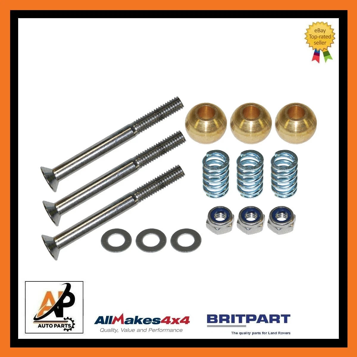 Door Hinge Pin Stainless Steel Repair Kit for Land Rover Series 1 2 2A 3 (1948–1983)