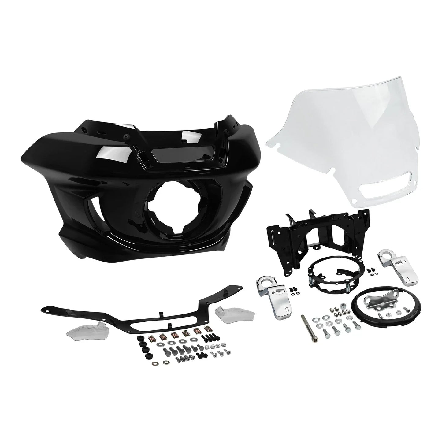 Headlight Fairings Windshield Mount Brackets for Harley Low Rider ST (2022-2025)